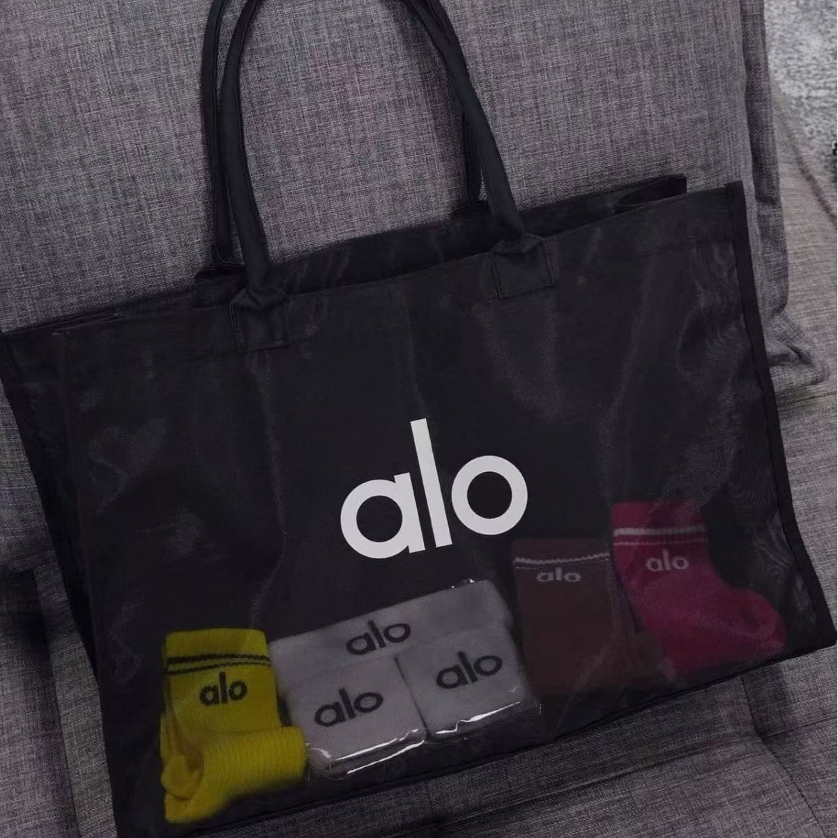 Alo Transparent Mesh Bag