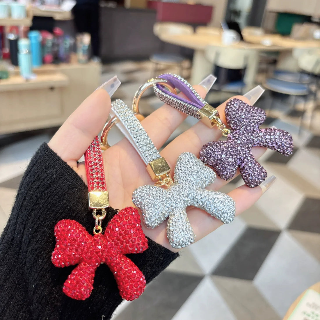 Monarch Sparkle Wings Luxury Keychain