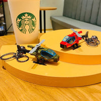 Soaring Mini Helicopter Keychain