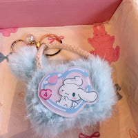 Sanrio Fluffy Charm Coin Purse