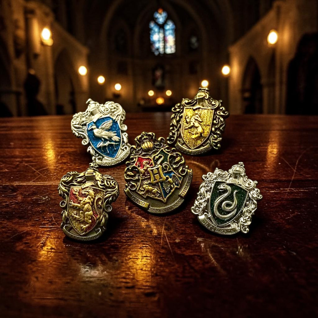 Hogwarts House Crest Brooch