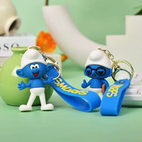 Smurfs Blue Wagon 3D Keychain