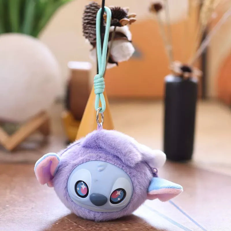 Stitch Big Head Eat Before Sleep Keychain