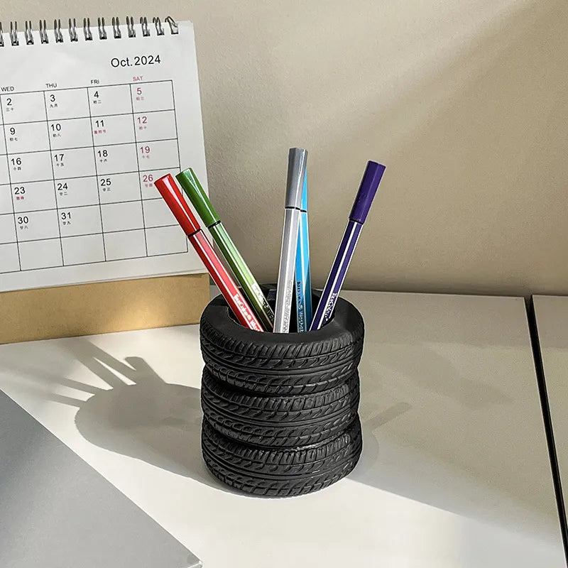 Creative Tire Pen Holder