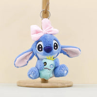Cosmic Alien Bowknot Scrump Hug Keychain