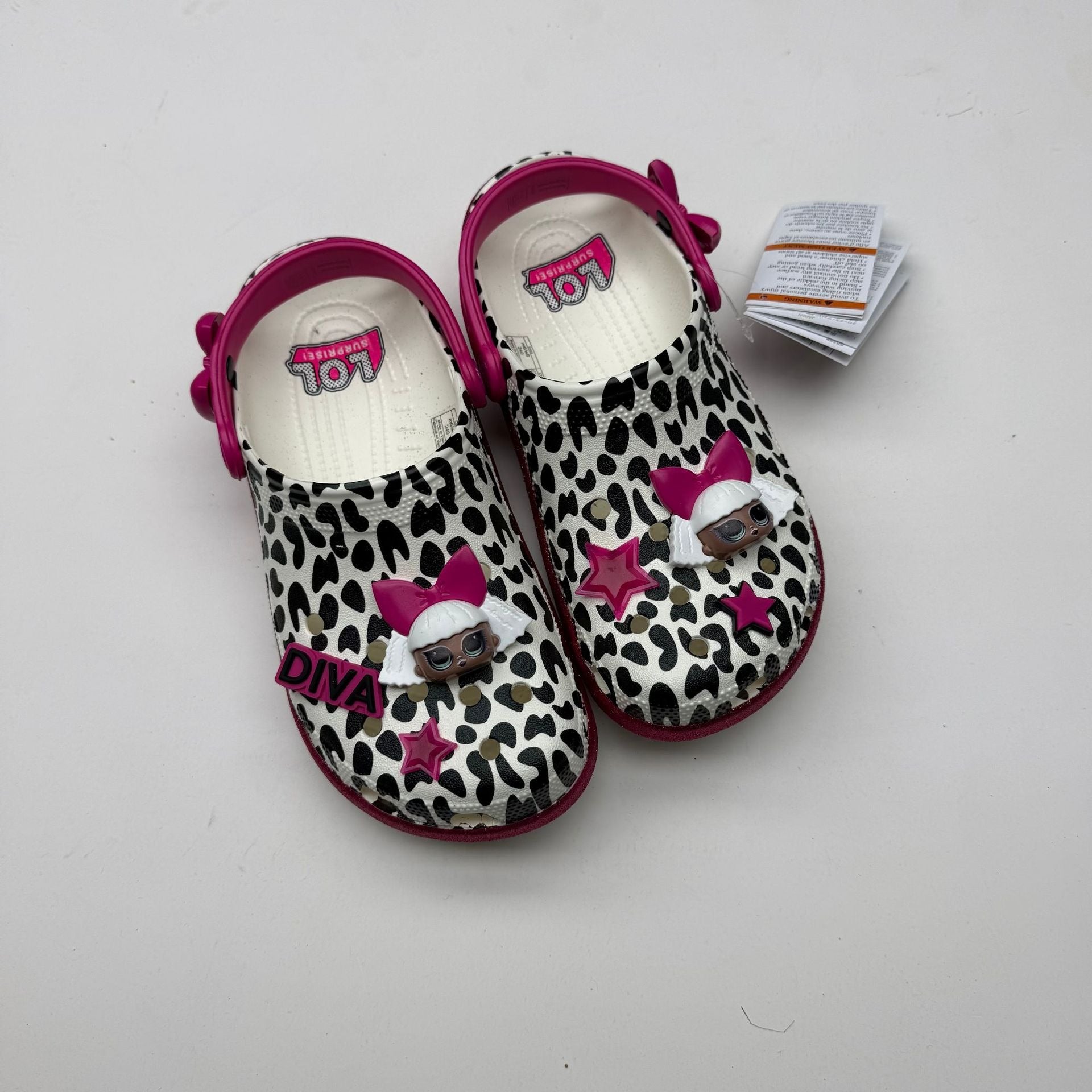 LOL Surprise Diva Leopard Slip-On Clogs