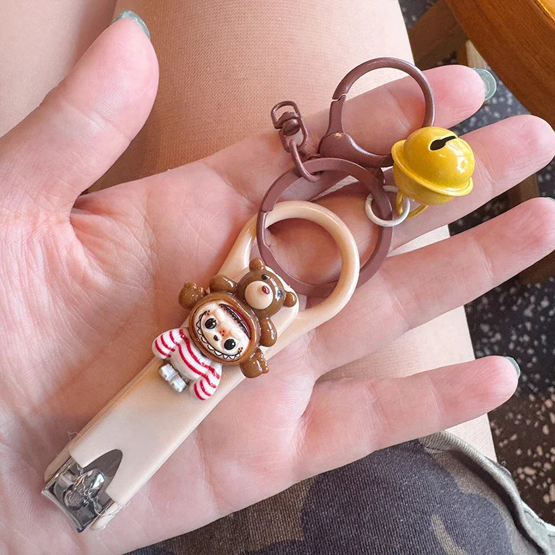 Labubu Nail Clipper Keychain