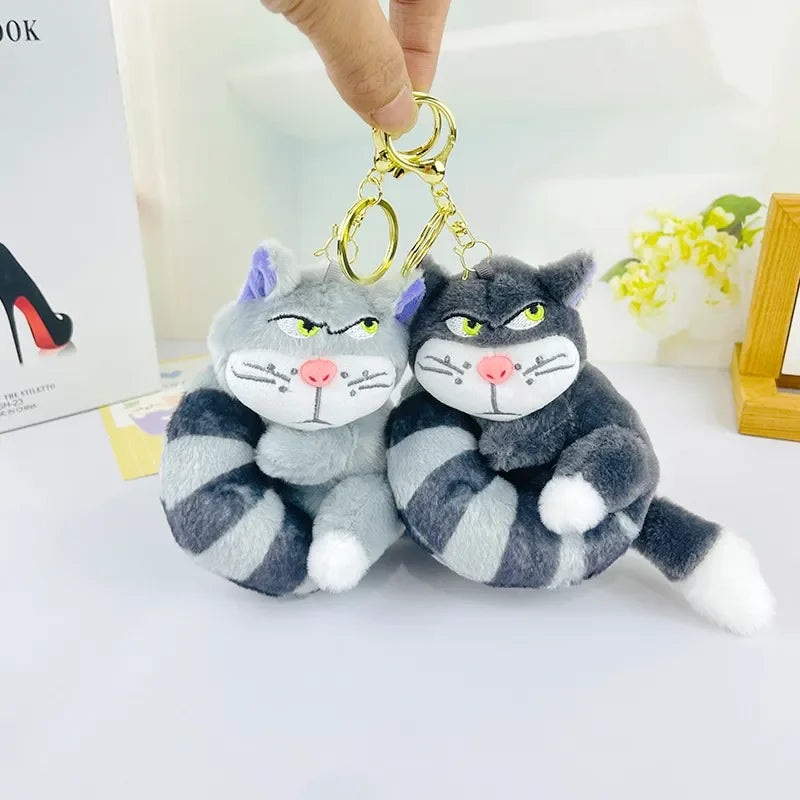 Lucifer Cat Grump Tales Plush Keychain