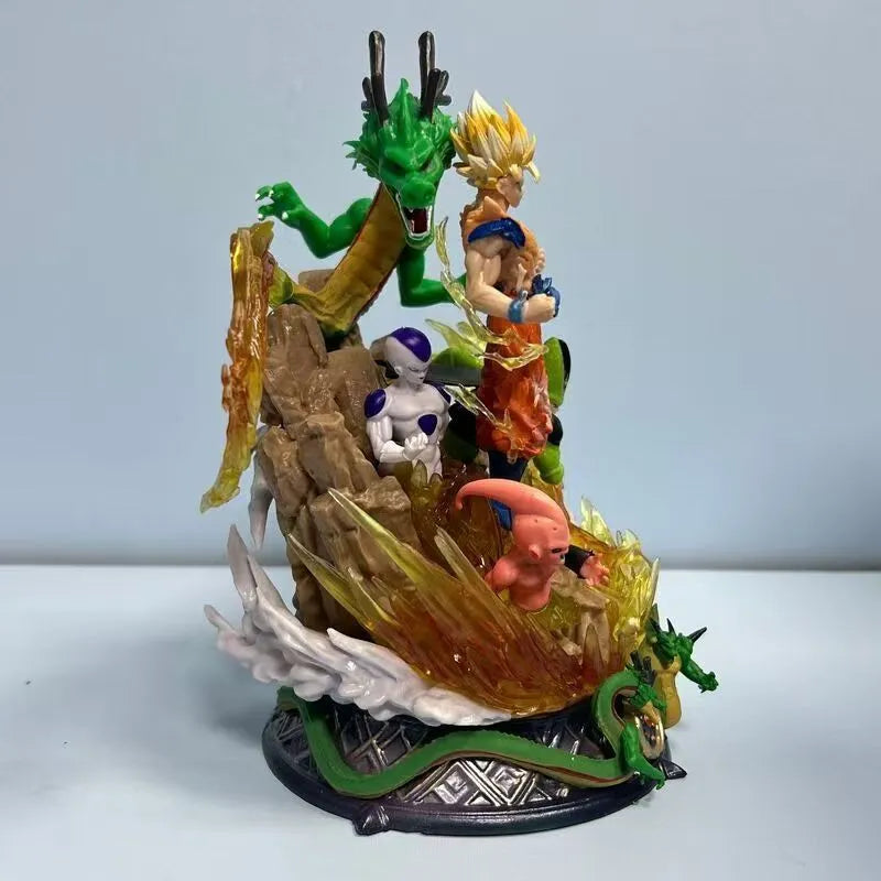 DBZ Goku Shenron Villains Climax Battle Statue (24 cm)