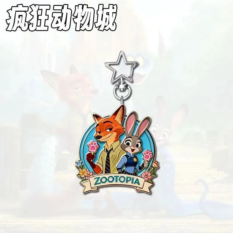 Zootopia Metropolis Medallion Acrylic Bag Charm