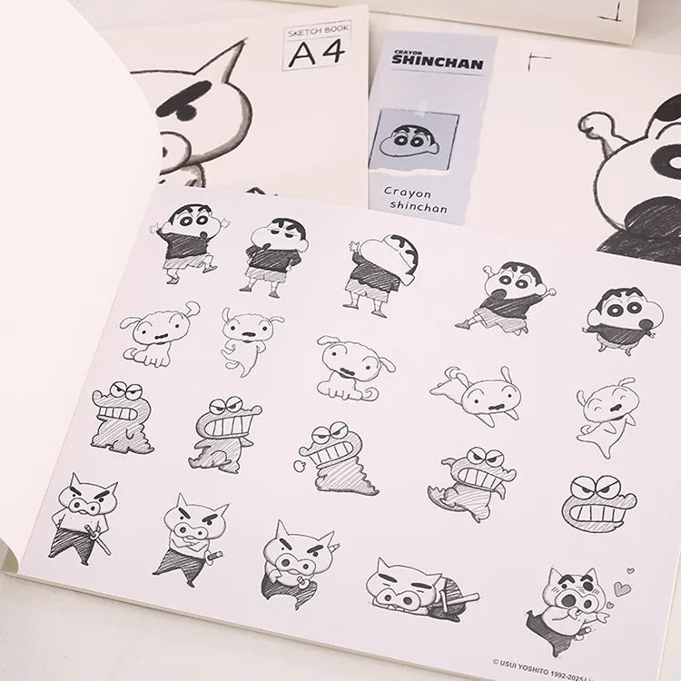Crayon Shin-chan Beginner Series A4 Sketchbook