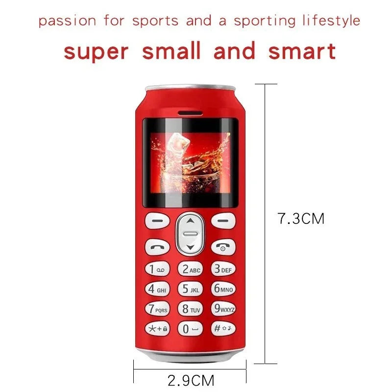 Soft Drink Can BM666 Mini Phone