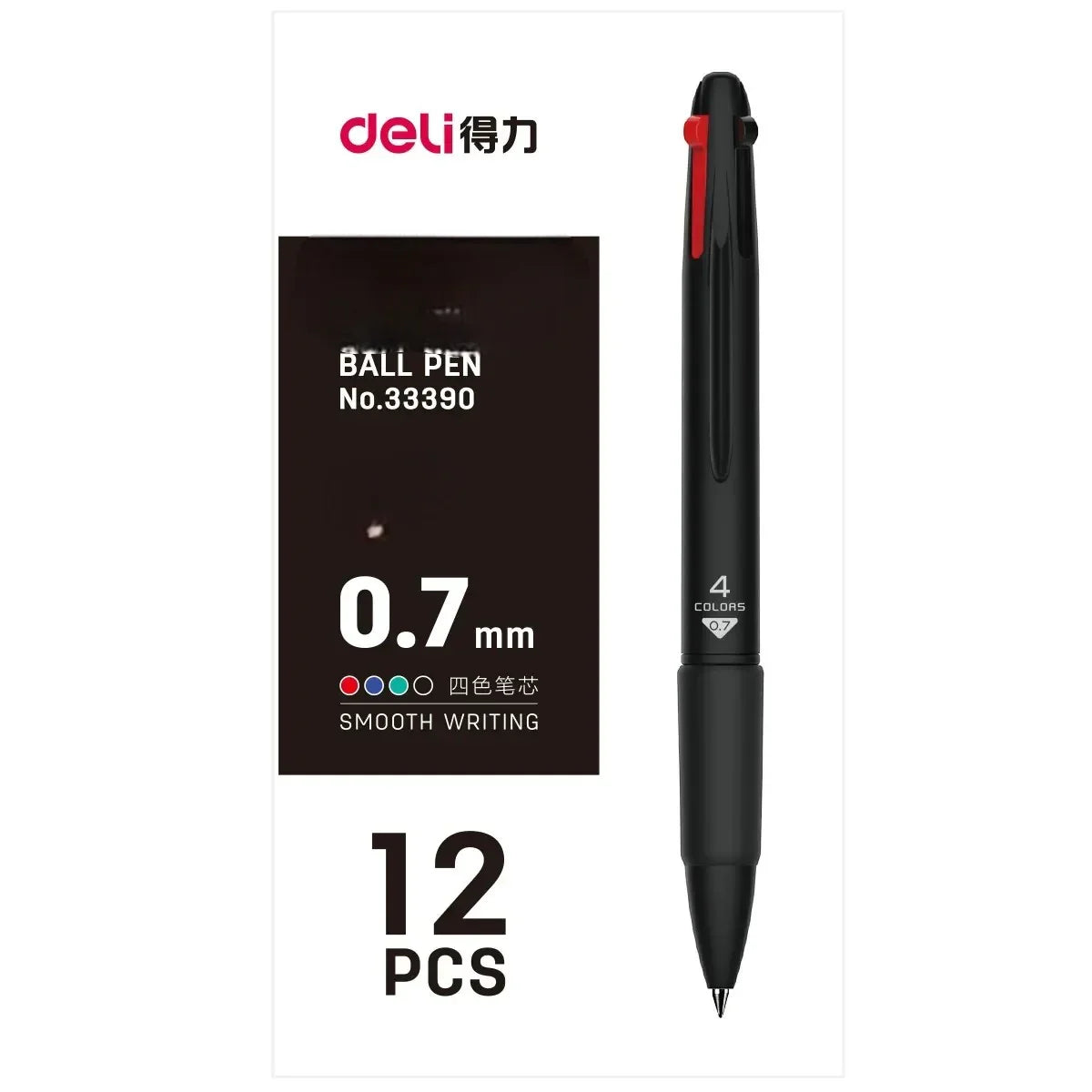 Deli 33390 Multi-Color Ballpoint Pen