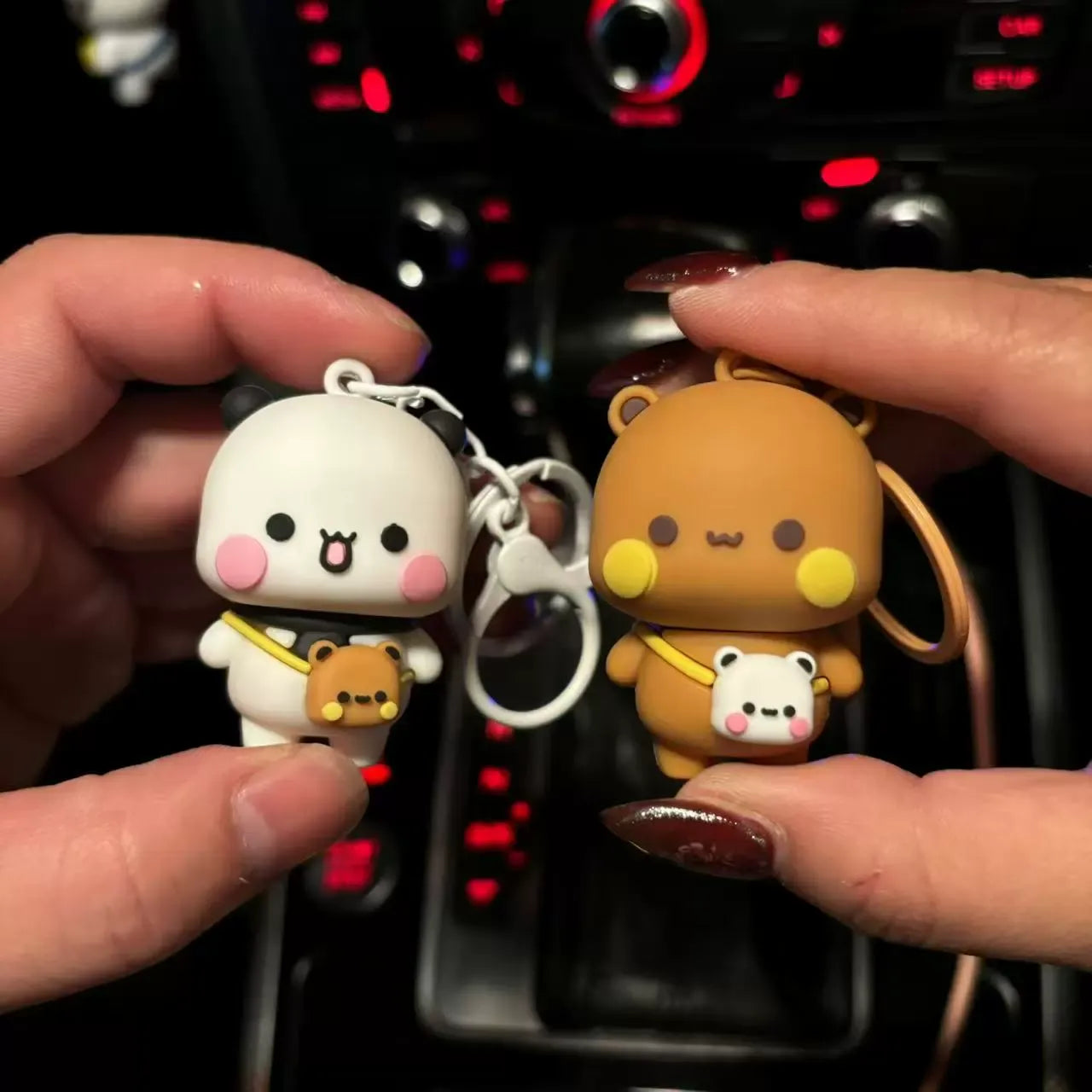 Adventurous Bubu Dudu Couple Keychain