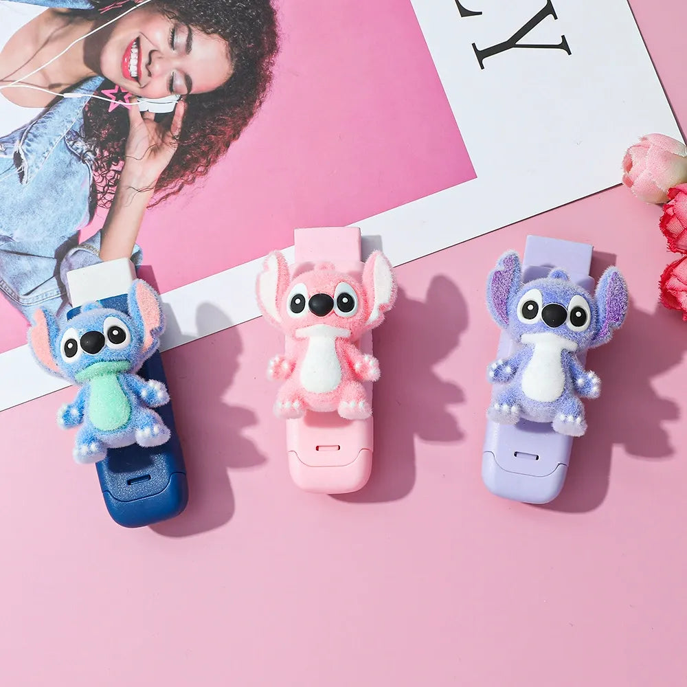 Stitch Flocked Stick Eraser