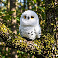 Magic Bird Interactive Owl Plush Toy (15 cm)
