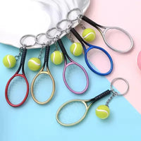 Love-All Lobs Tennis Racket & Ball Keychain