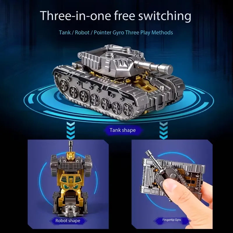 Transforming Gyro Battle Tank 2-in-1 Fidget Toy