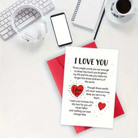 Deeply Heartfelt I Love You Romantic Verse Card
