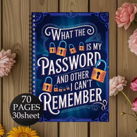 Brain Backup Funny Password Journal