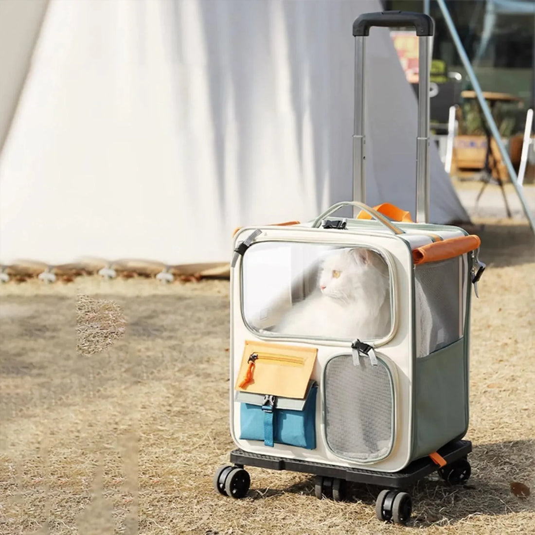 Stylish Pet Travel Rolling Suitcase