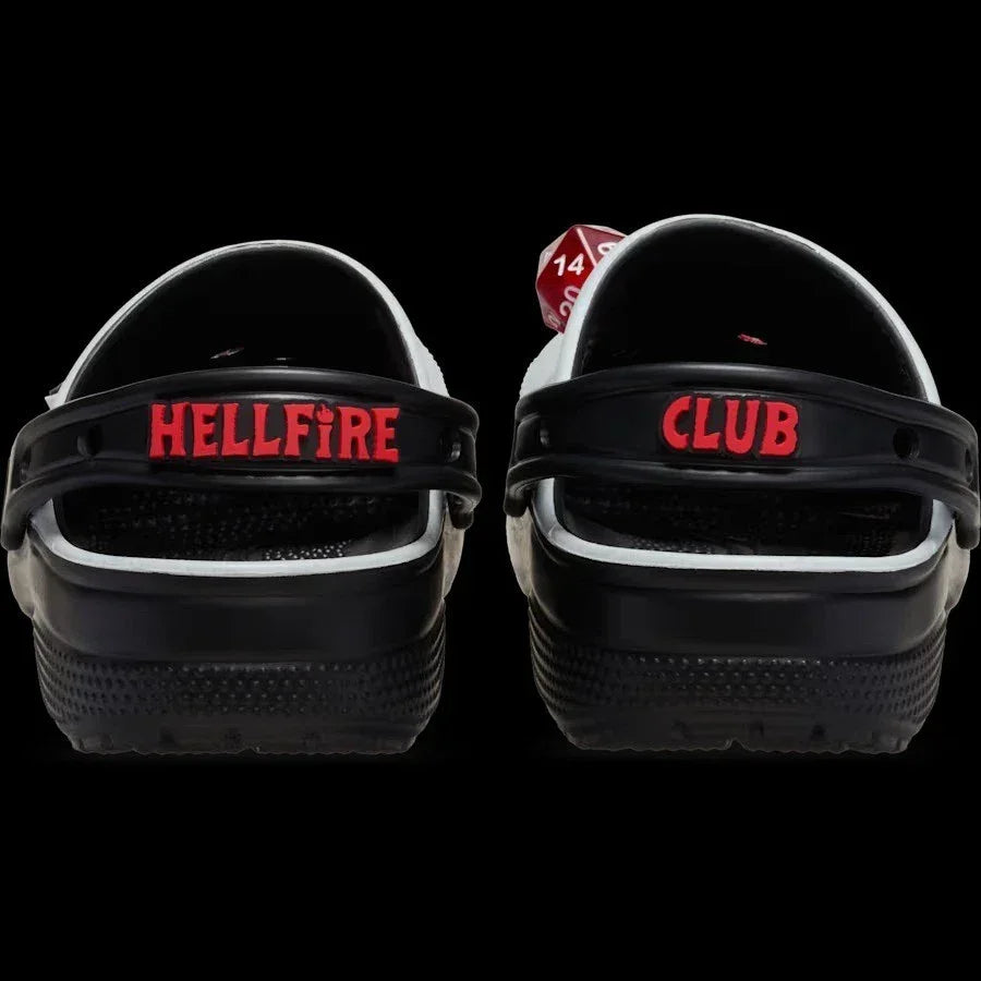 Stranger Things Hellfire Club Clogs