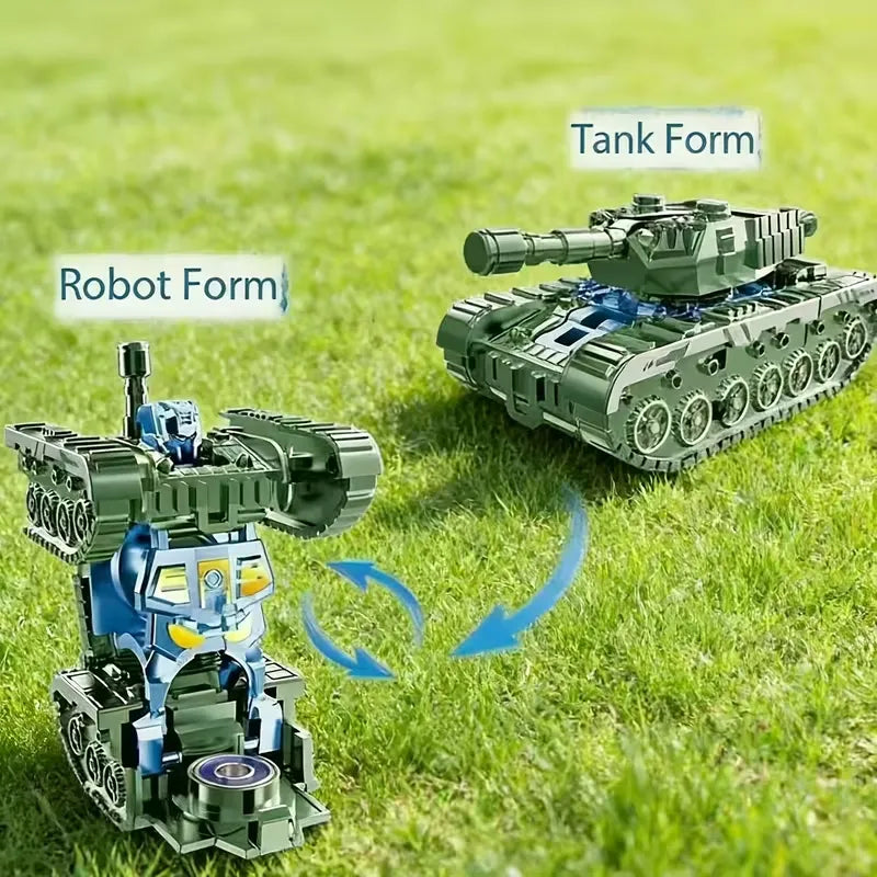 Transforming Gyro Battle Tank 2-in-1 Fidget Toy