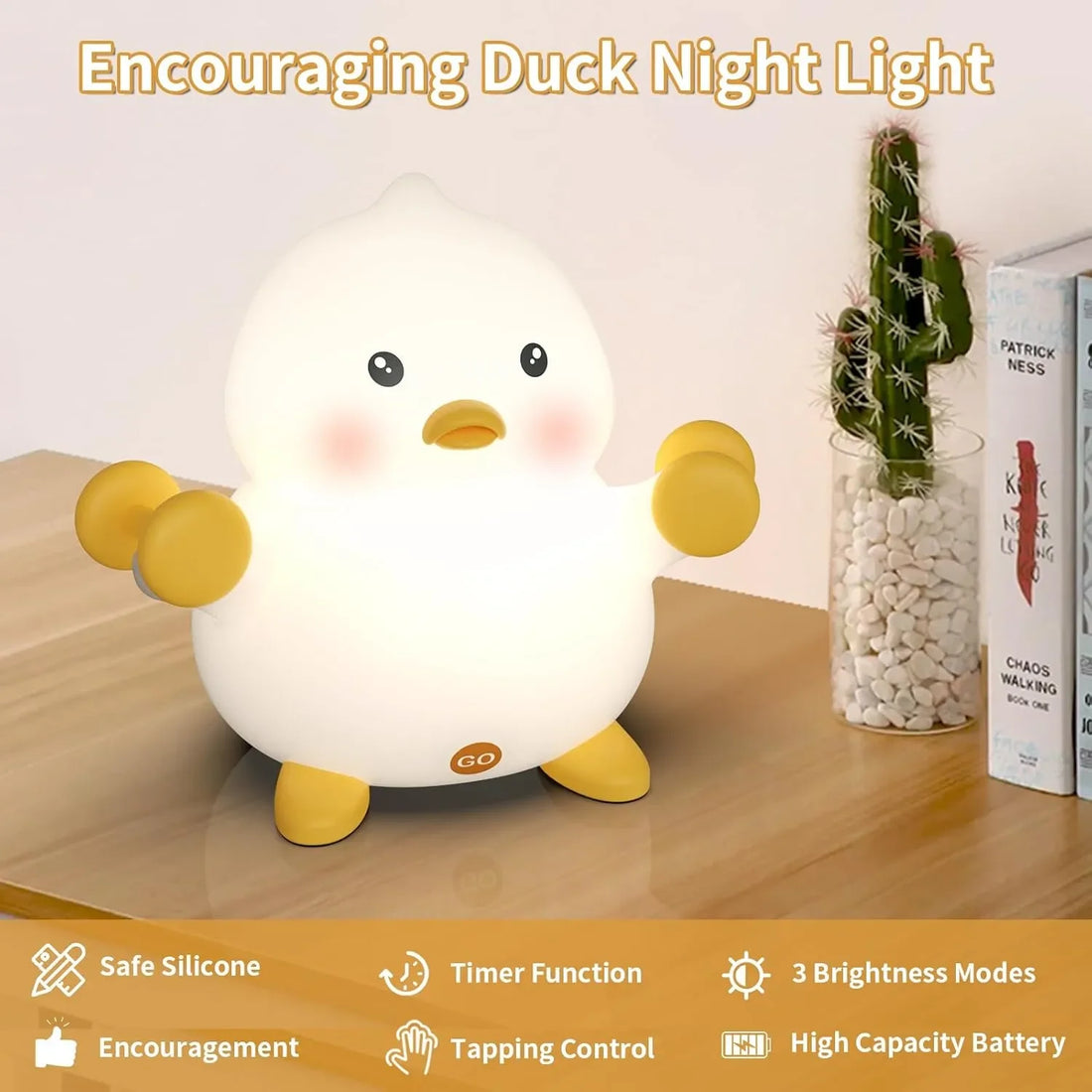 Fighting Duck Combat Quack Night Light