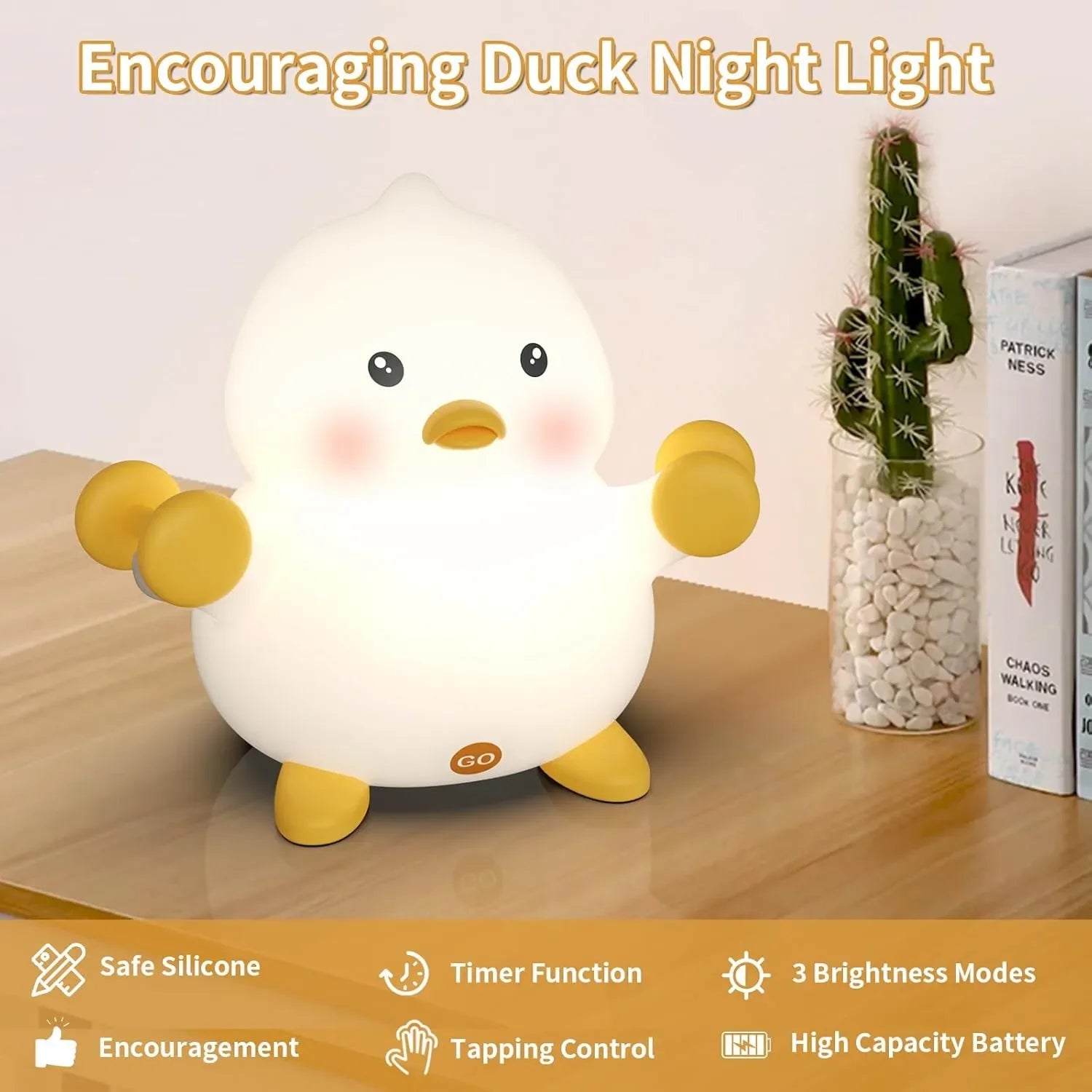 Fighting Duck Combat Quack Night Light