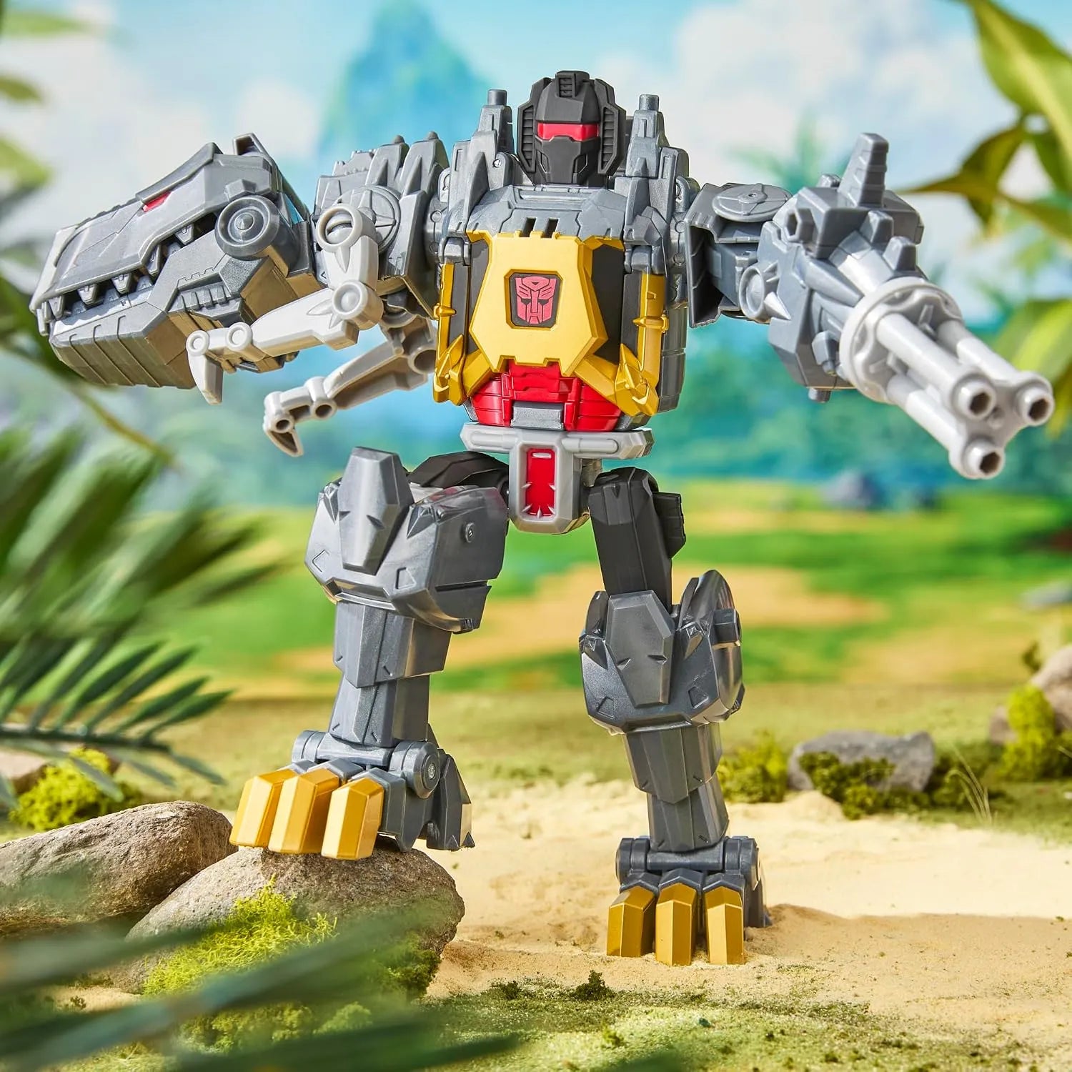 Transformers Cyberworld Grimlock Chomp and Battle Figure