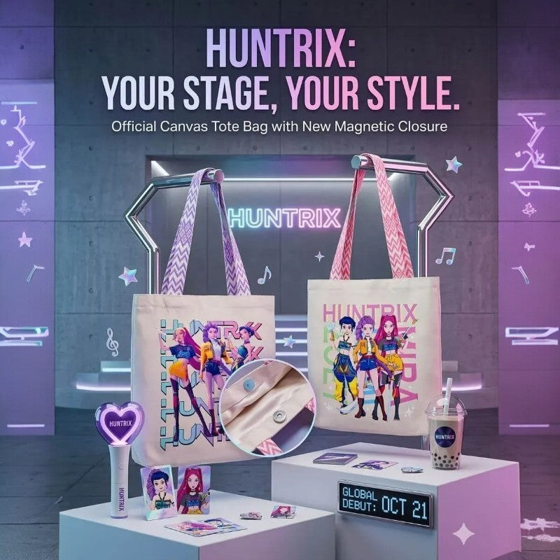 K-Pop HUNTRIX Elite Squad Tote Bag