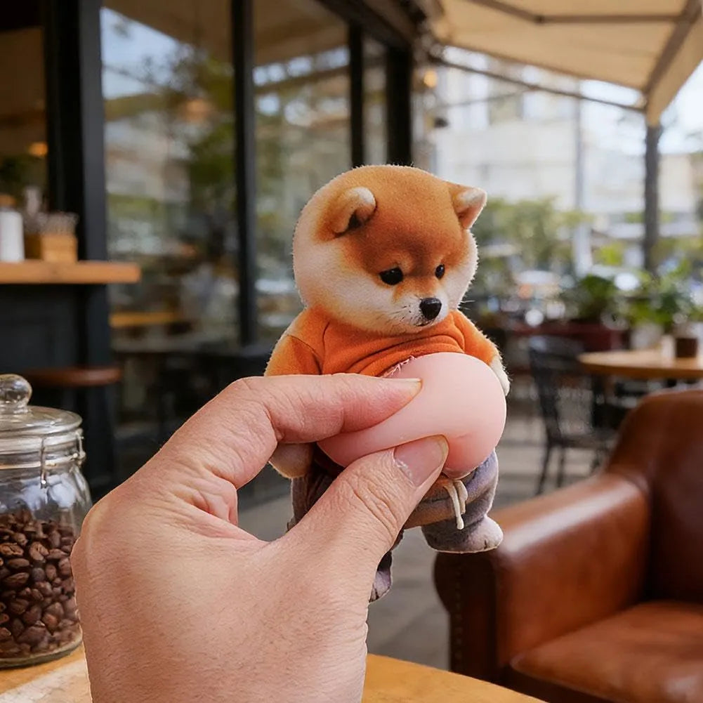 3D Chubby Puppy Belly Squishy Fidget Sticker