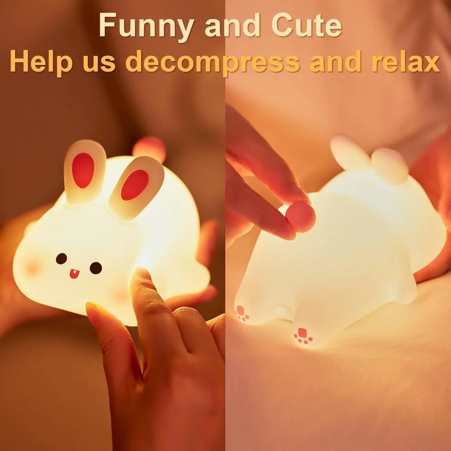 Snuggle Bunny Glow Silicon Lamp