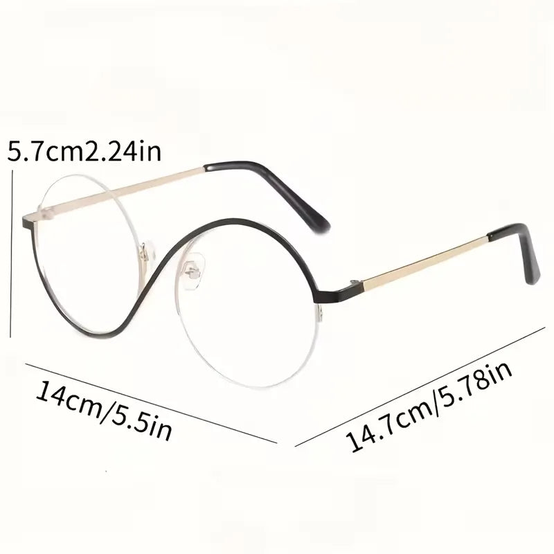 Cyberpunk Wave Infinitum Round Optical Glasses