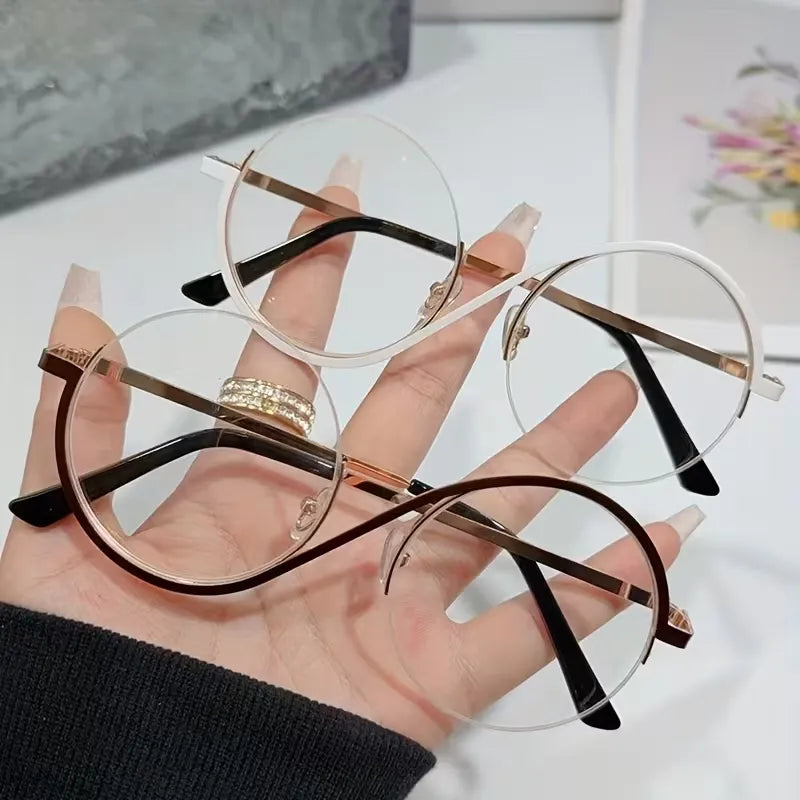 Cyberpunk Wave Infinitum Round Optical Glasses