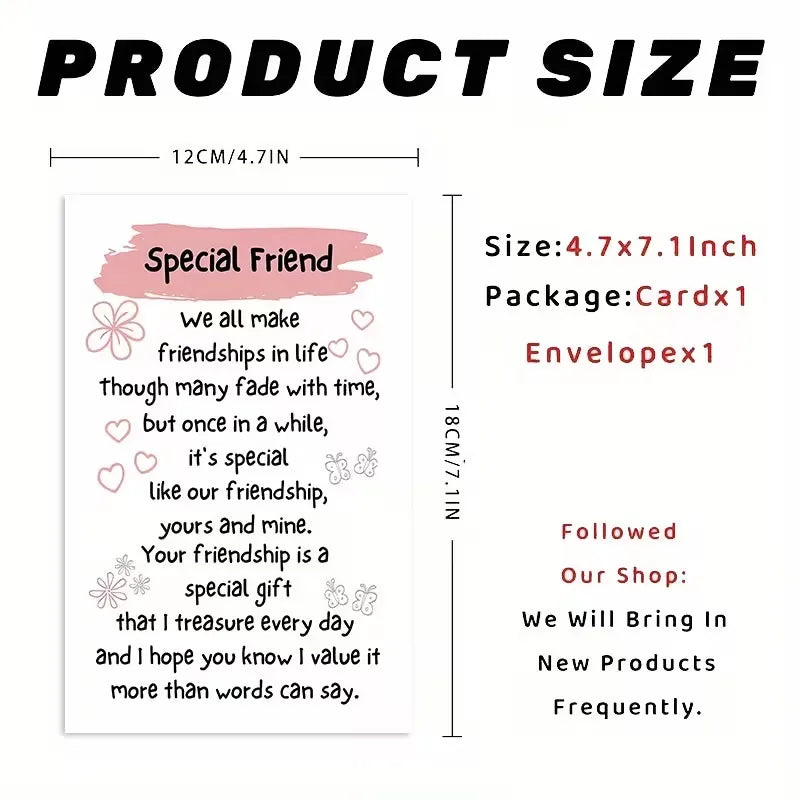 Special Friend Poetic Friendship Appreciation Card