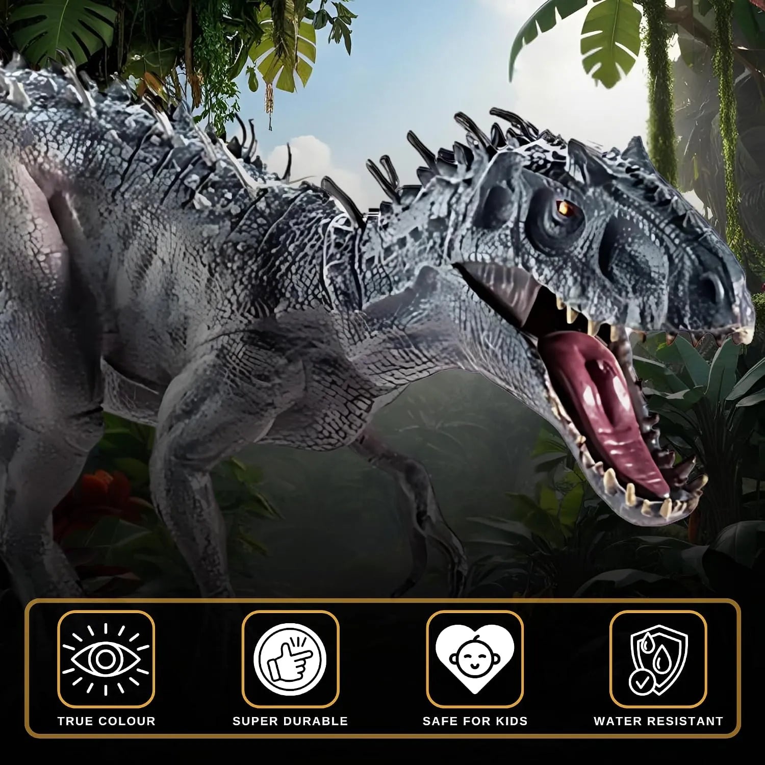 Jurassic World Realistic Indominus Rex Figure (34 cm)