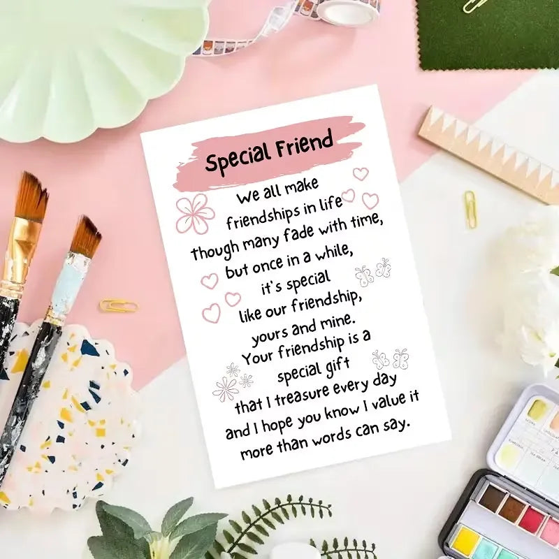 Special Friend Poetic Friendship Appreciation Card