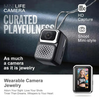 Mini Life Chrono-Capture Pendant Camera