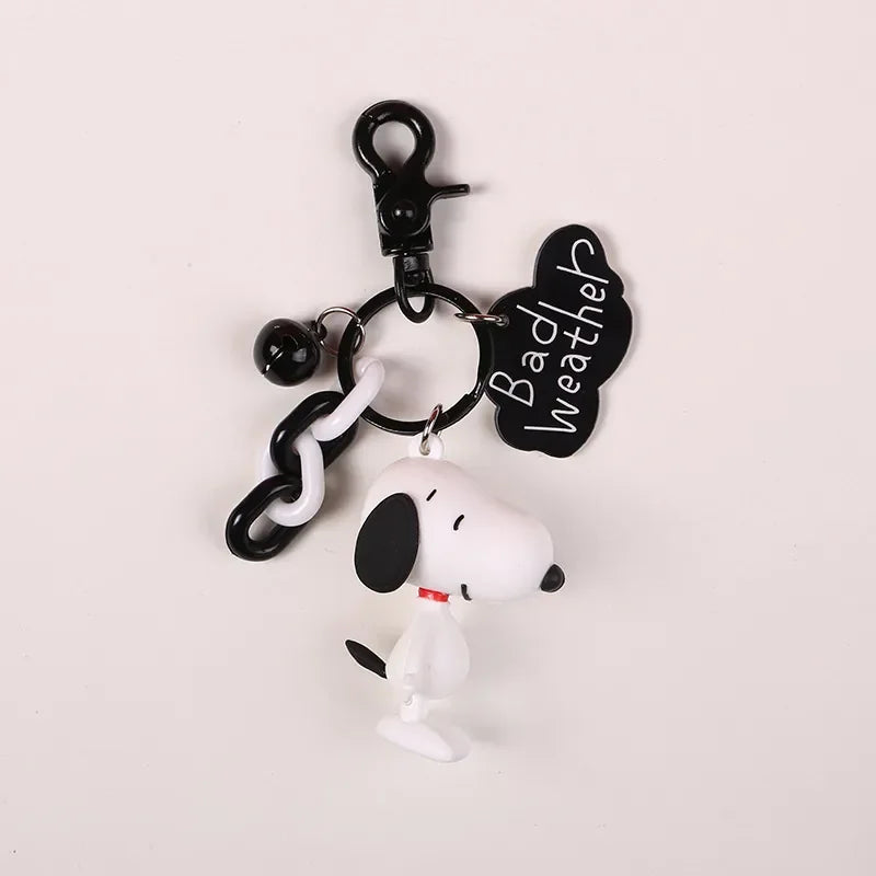 Peanuts Charm Message Keychain
