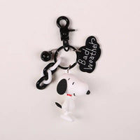 Peanuts Charm Message Keychain