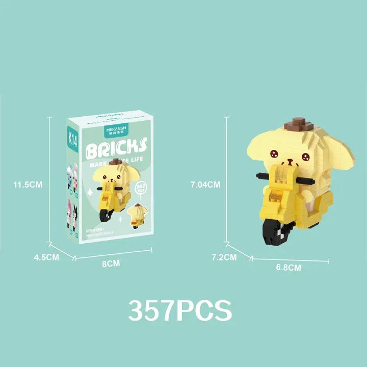 Mekansm Sanrio Dynamic Motorcycle Blocks