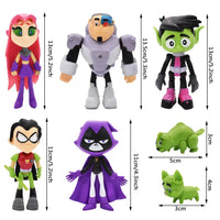 Teen Titans Hero Roster Mini Action Figures