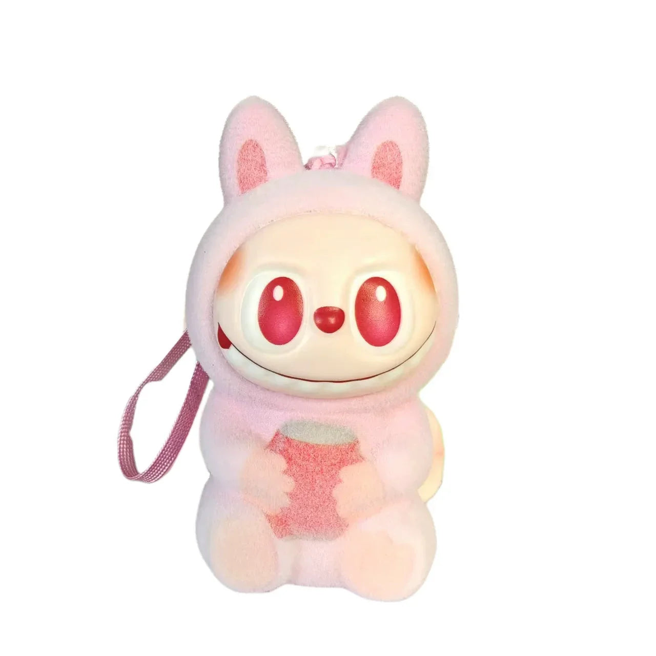 Labubu Chill Can Squishy Keychain