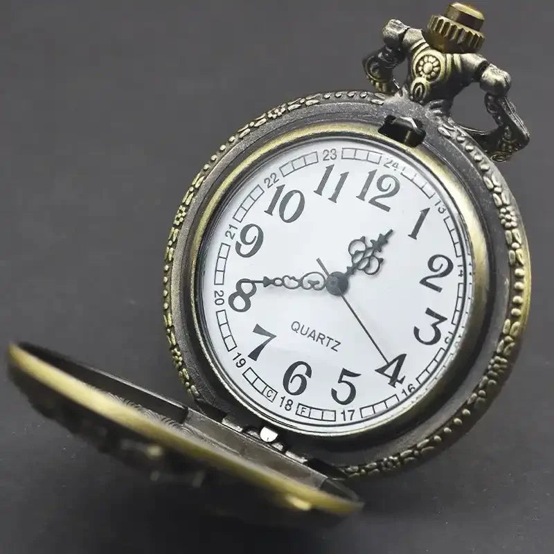 Classic Elegance Pocket Watch Keychain