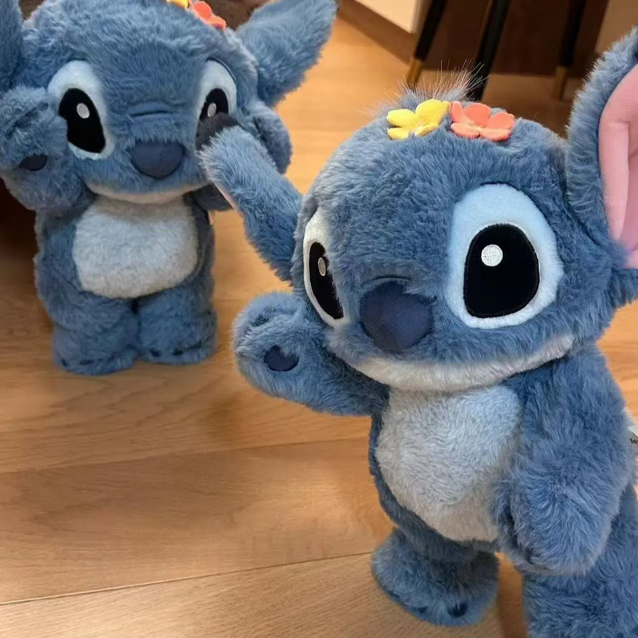 Stitch Floral Cuddle Plush