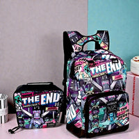Minecraft Ender Dragon 3-Piece Backpack Set