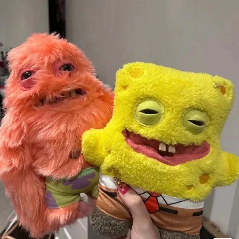 Fuggler Spongebob & Patrick Star Plushies (22 cm)