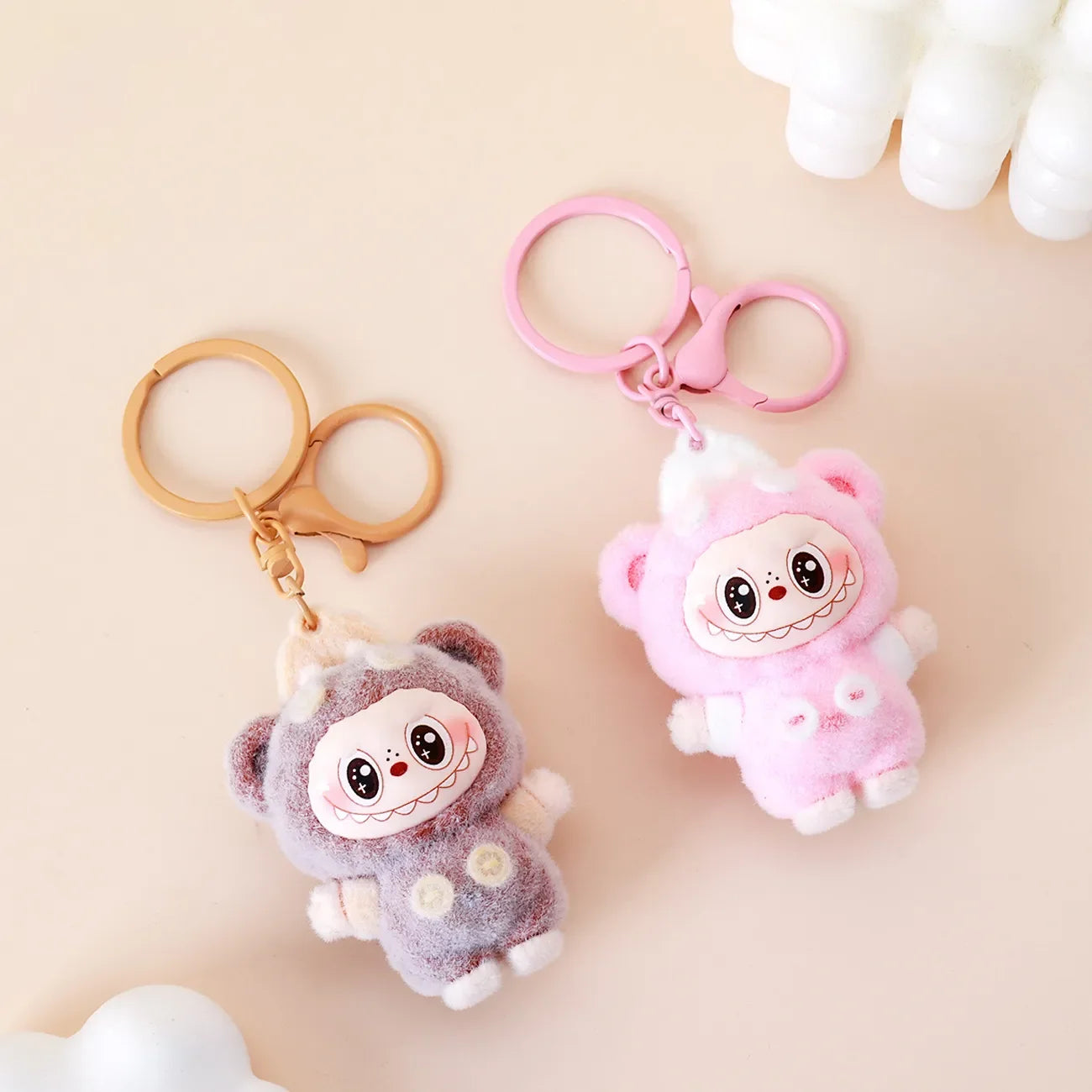 Labuboo Tactile Touch Mini Plush Keychain