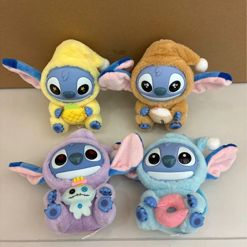 Cosmic Alien Snack Attack Plush Keychain